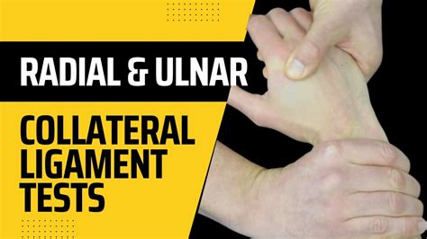 thumb ligament tear test|radial collateral ligament thumb test.